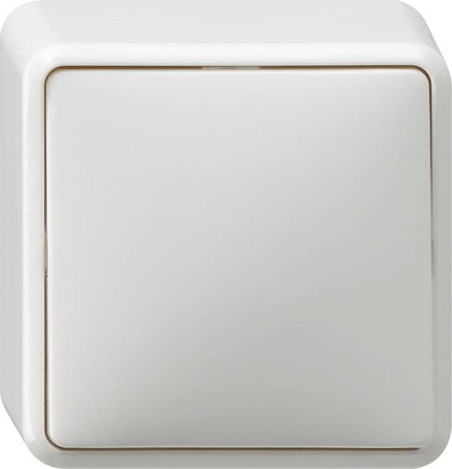 Alt. 52980 - Wisselschakelaar opbouw zuiver wit - oud model-0