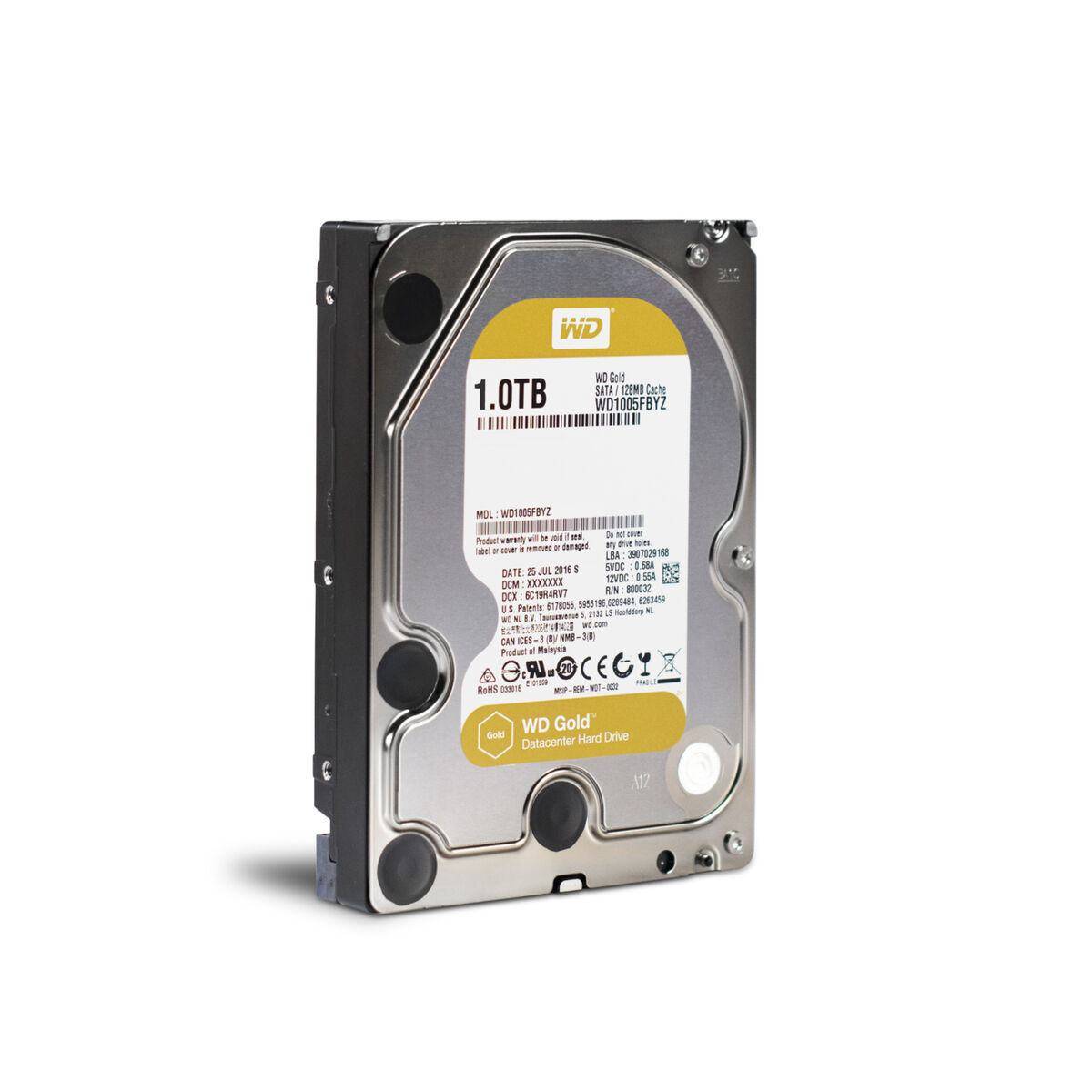 Western Digital Gold™ 1 TB Harde schijf (3.5 inch) SATA III WD1005FBYZ Bulk-1