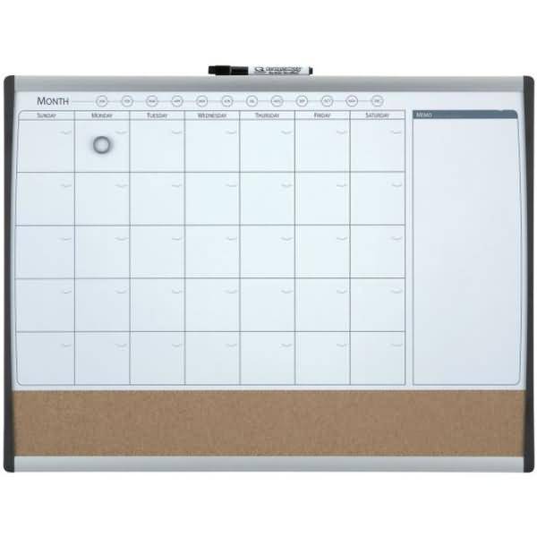 Nobo 5028252346689 Nobo - 3-in-1 Combibord met Maandplanner-0