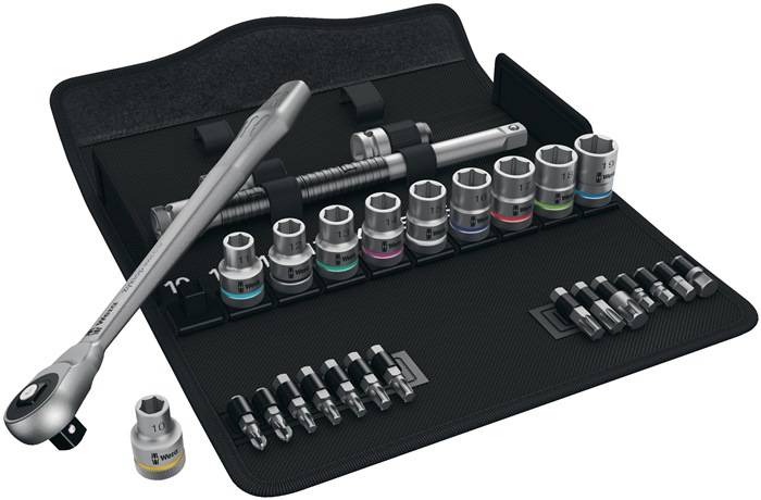 Dopsleutelset Zyklop Metal 28-delig 1/2 inch sleutelwijdtes 10-19 mm aantal tand