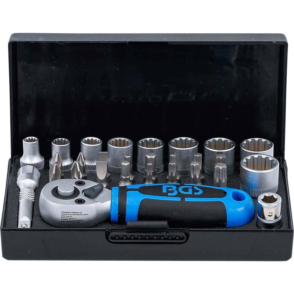 BGS Dopsleutelset 1/4" 28 delig-0