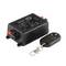 LED-dimmer met zwarte afstandsbediening, vereist 12V DC invoer.