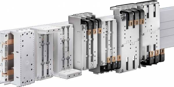 Rittal CB-apparaatadapter 125A, 3-pins, kabeluitgang aan de onderkant