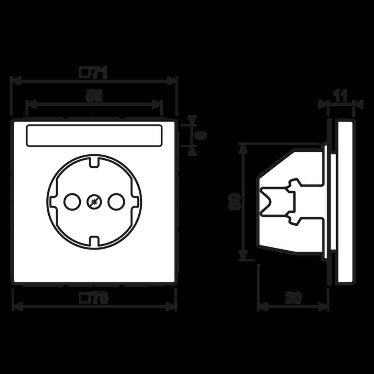 Jung SCHUKO-Steckdose 16A 250V LS 1520 KINA WW-1