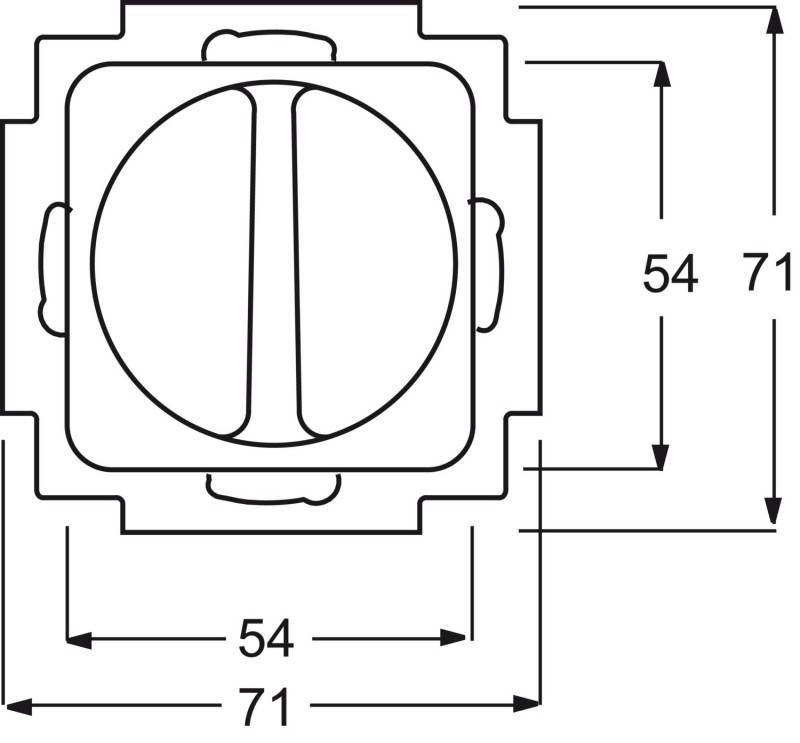 3-standenschakelaar / ventilatorschakelaar inbouw SI wit/wit-1