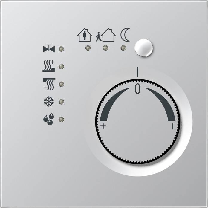 KNX ruimtetherm. aluminium-0