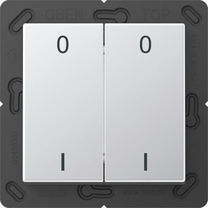 Jung Funk-Wandsender alu ENO A 595-01 AL-0