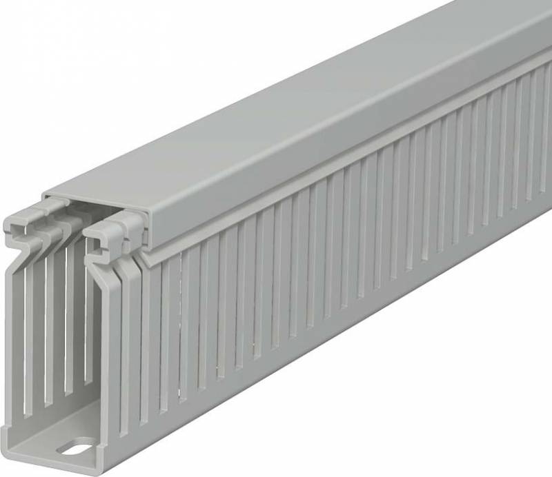 Sleufkabelgoot LK4 60025, 60x25 mm (HxB), grijs – 2 m