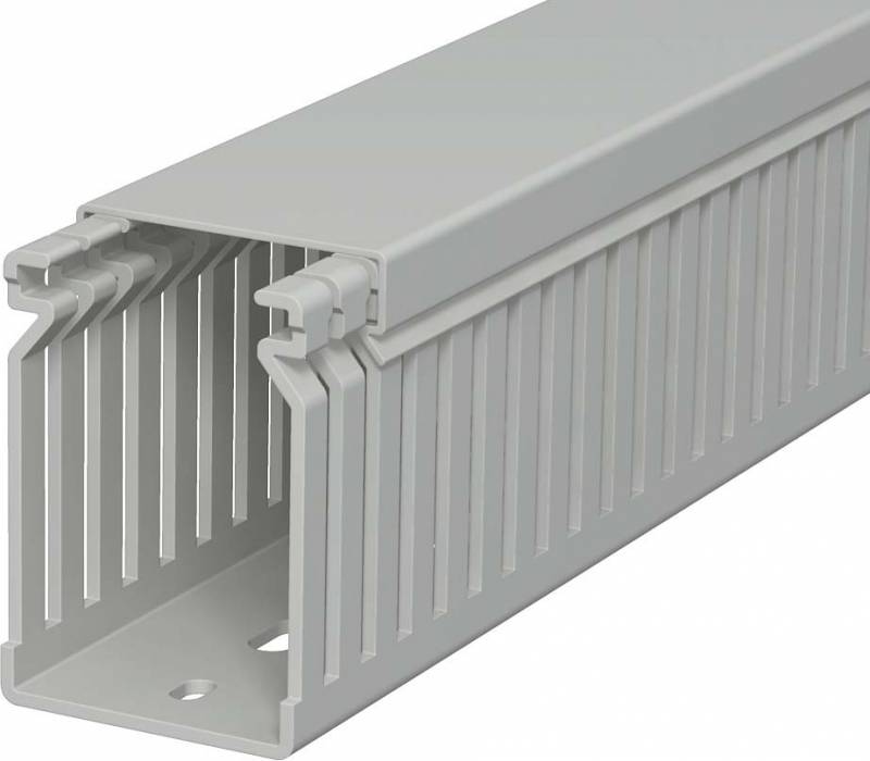 Sleufkabelgoot LK4 60040, 60x40 mm (HxW), grijs – 2 m-0