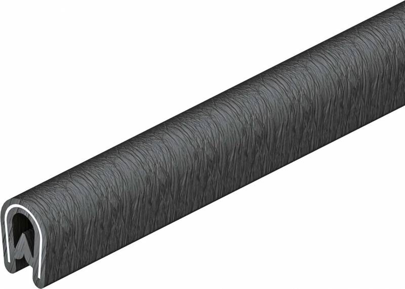 Randbeschermingsband voor platen Polyvinylchloride zwart-0