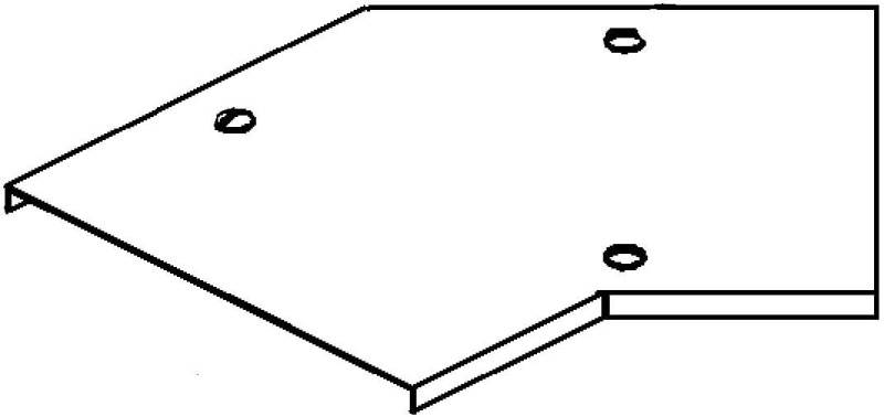 Niedax Deckel für Bogen 45 Grad RBADV 400-0