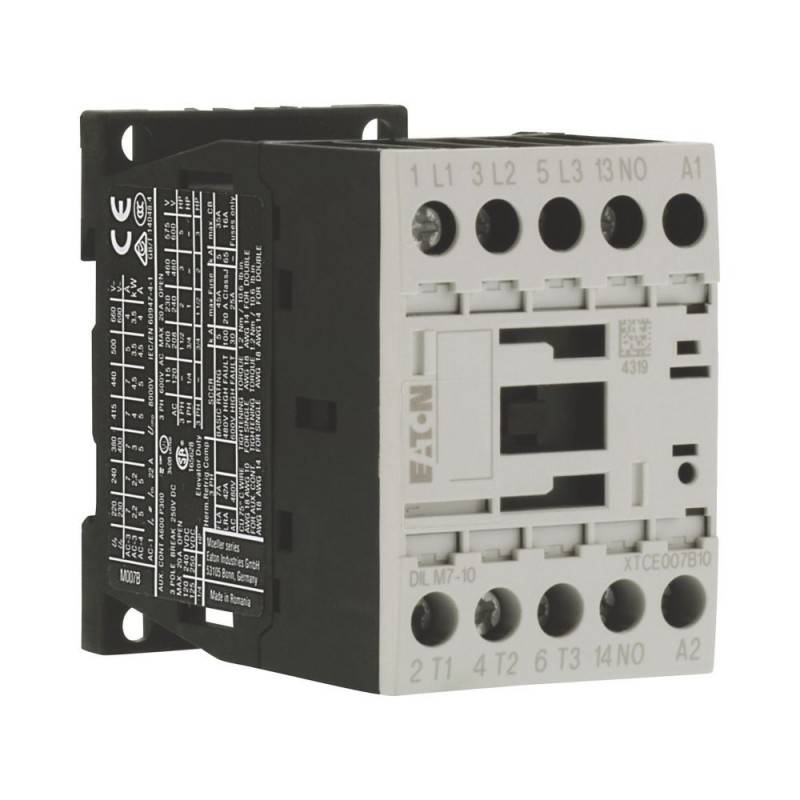EATON ELECTRIC DILM7-10-24VAC Contactor: 3-polig; NO x3; Ondersteunende contacten: NO; 24VAC; 7A - 1 stuk-4