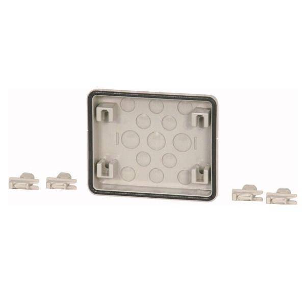 Eaton FL2-2 17898 Flensplaten Met uitsparingen (l x b x h) 23 x 187.5 x 116 mm Kunststof Grijs 1 stuk(s) Piece