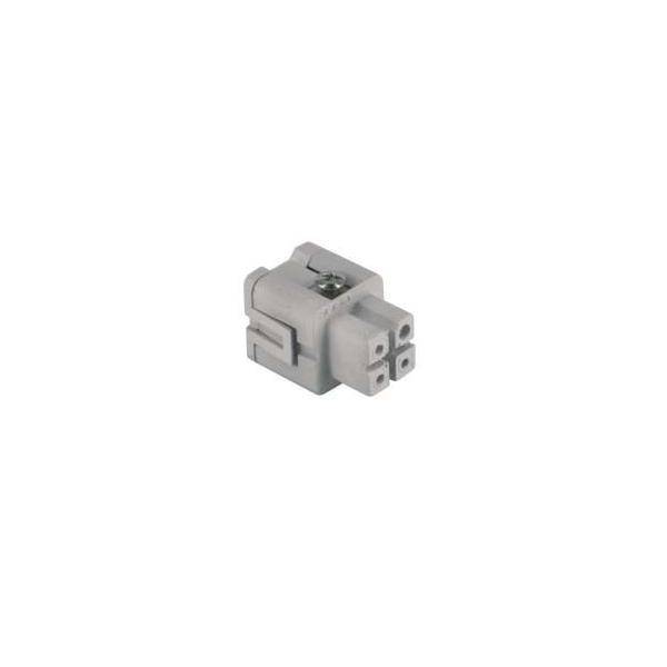 ILME CKSF03 Connector: HDC; contactinzetstuk; vrouwelijk; CKS; PIN: 4; 10A; 400V - 1 stuk-0