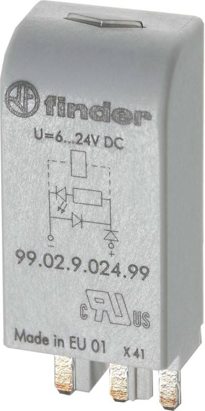 10 Stk. Finder Anzeige-/Entstörmodul 99.02.9.024-0