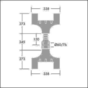 Thorn Mastaufsatzadapter Olsys LED2 #96262305-1