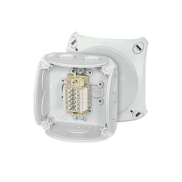 HENSEL HENSEL-RK-0205-T Behuizing: verbindingsbus; IP66; met klemmen; grijs; ENYCASE® - 1 stuk