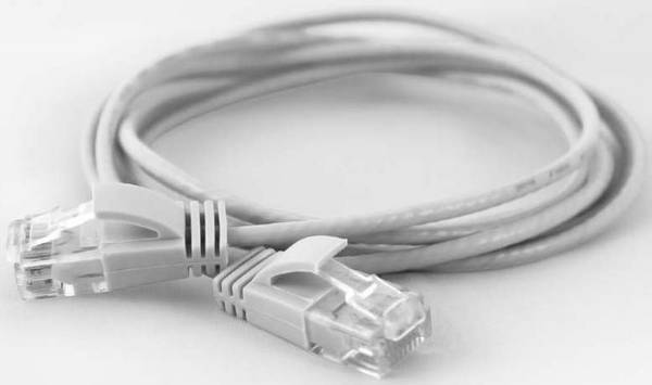 Wantec patchkabel UTP CAT6a d=2,8mm 1,05m wit