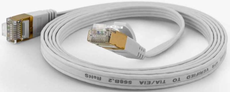 Wantec patchkabel FTP CAT6 q=1,6x6,5mm 10,00m wit-0