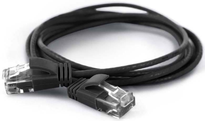Wantec patchkabel UTP CAT6a d=2,8mm 15,00m zwart-0