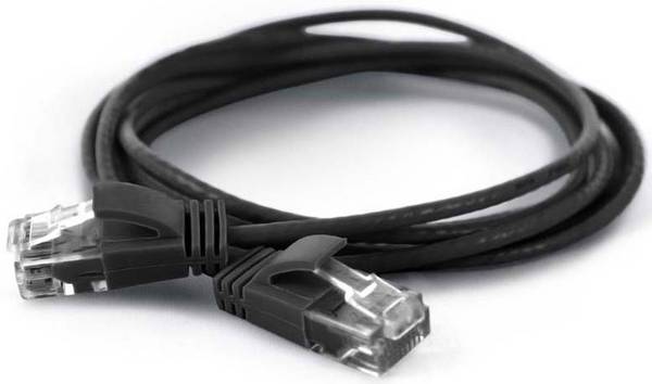 Wantec patchkabel UTP CAT6a d=2,8mm 10,00m zwart