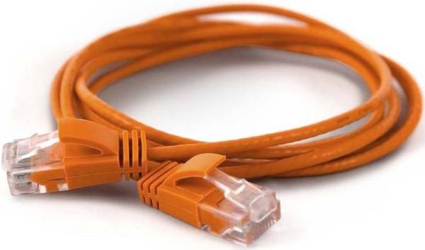 Wantec patchkabel UTP CAT6a d=2,8mm 3,00m oranje