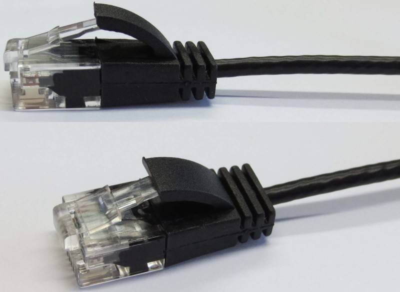 Wantec patchkabel UTP CAT6a d=2,8mm 3,00m rood-1