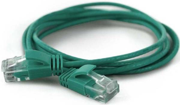 Wantec patchkabel UTP CAT6a d=2,8mm 1,00m groen