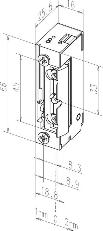 Assa Abloy effeff Elektro-Türöffner 128E--------1