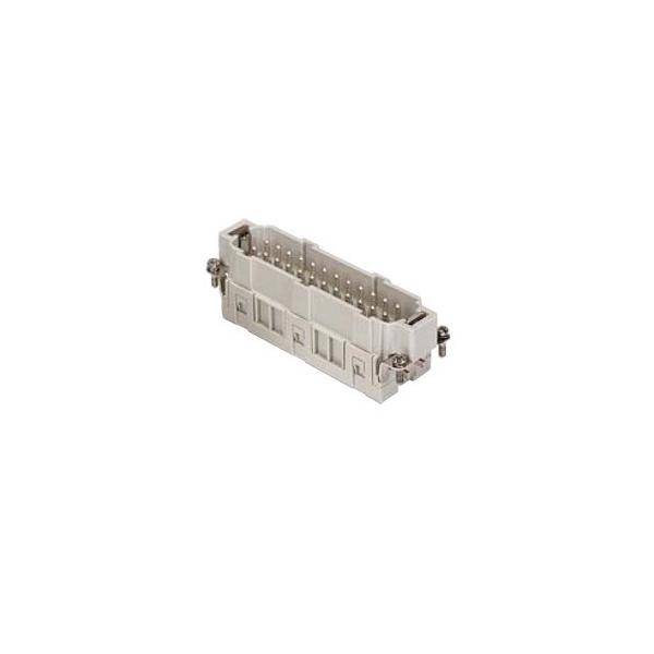 ILME CSEM24 Connector: HDC; contactinzetstuk; mannelijk; CSE; PIN: 24; 16A; 600V - 1 stuk