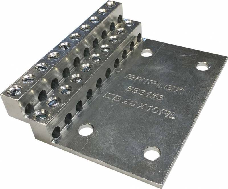 10 Stk. Erico Anschlussschiene CB20X10AL-0