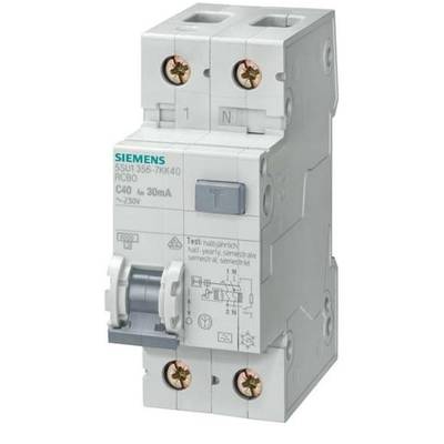 Siemens 5SU16567KK25 Aardlekschakelaar/zekeringautomaat    2-polig 25 A 0.3 A 230 V