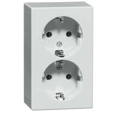 WCD 2- voudig RA opbouw wit/wit - 1 - stuk-0