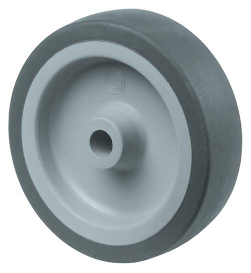 BS Rollen Zwenkwiel Dubbel 50Mm Rubber Grijs-0