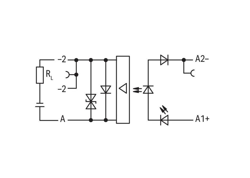 Optocouplermodule Nominale ingangsspanning DC 24 V Uitgangsspanningsbe-1