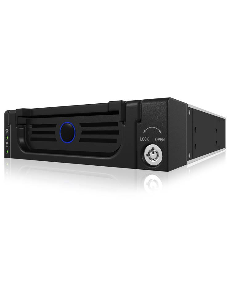 ICY BOX IB-138SK-B-II; ICY BOX Wechselrahmen für 3,5" SATA I/II/III & SAS HDD HDD-wisselframe-2