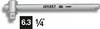 Hazet 865 865 Glijdende greep 6.3 mm 1/4 inch Aandrijving 1/4" (6,3 mm) 115 mm 1 stuk(s)