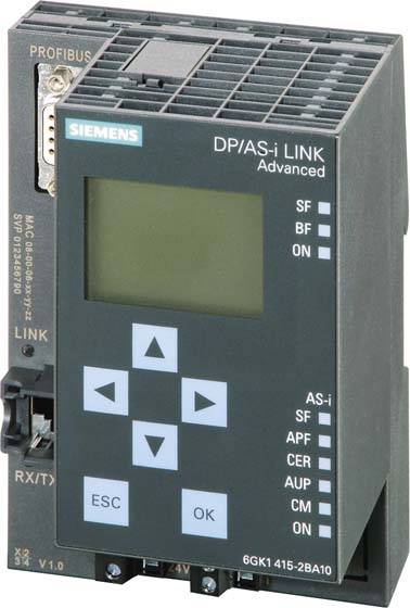 SIMATIC NET, DP/AS-Interface Link advanced, Netwerkovergang PROFIBUS-DP/AS-Interface met