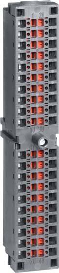 SIEMENS 6ES7392-1BM01-0AA0 Aansluitstrip; S7-300; veerklemmen; PIN: 40 - 1 stuk-0