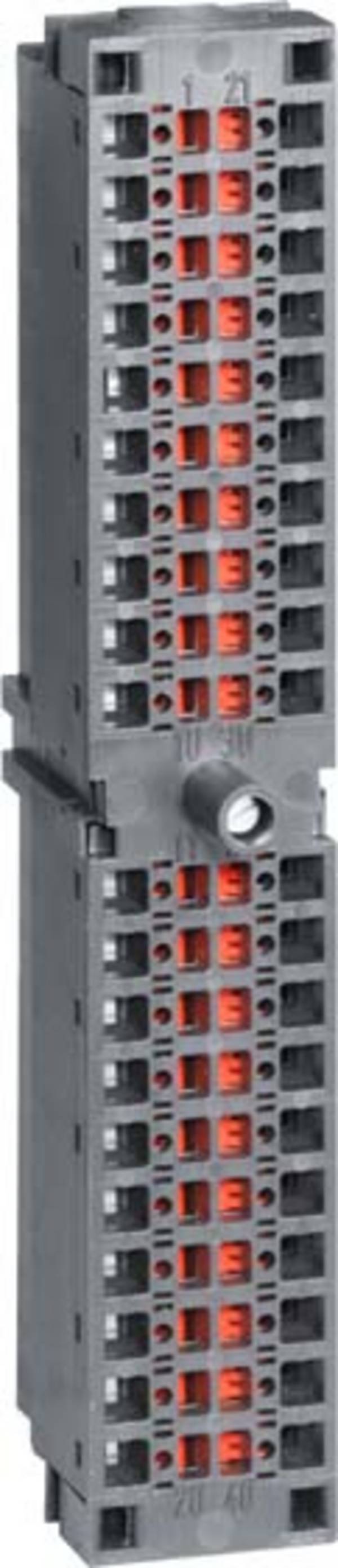 SIEMENS 6ES7392-1BM01-0AA0 Aansluitstrip; S7-300; veerklemmen; PIN: 40 - 1 stuk
