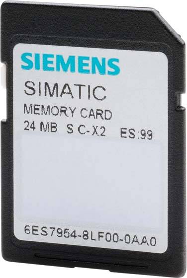 SIMATIC S7, Geheugenkaart voor S7-1x00 CPU/SINAMICS, 3,3V Flash, 24 MByte-0
