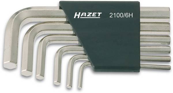 Hazet 2100/6H Inbus Haakse schroevendraaierset 6-delig