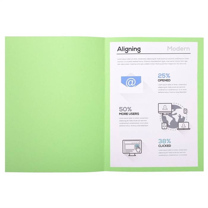 Exacompta 3288584200130 Exacompta - dossiermap Forever 180, ft A4, pak van 100, lichtgroen-3