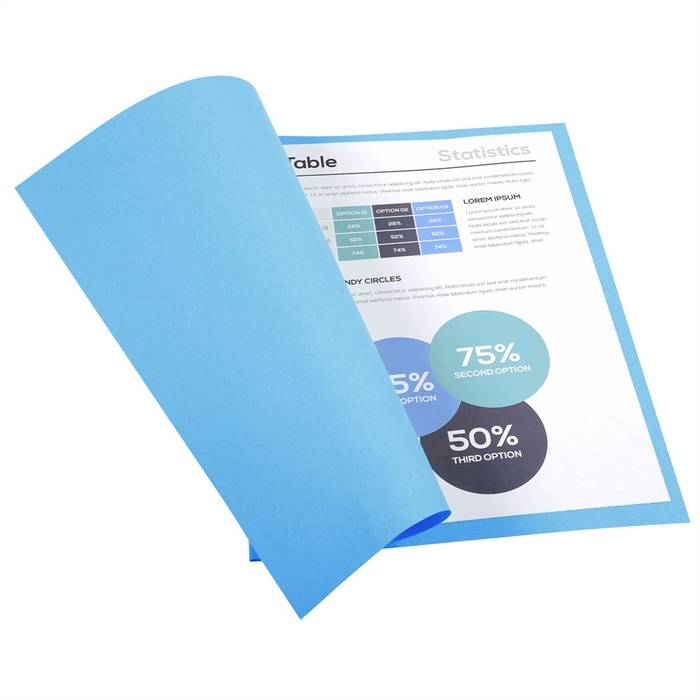 Exacompta 3288584200109 Exacompta - dossiermap Forever 180, ft A4, pak van 100, felblauw-2