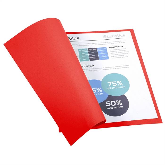 Exacompta 3288584200123 Exacompta - Vouwmap forever a4 170gr rood-2