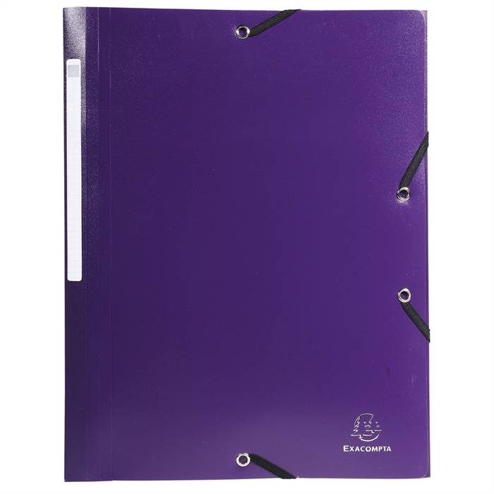 Exacompta 3130630558002 Exacompta - elastomap 10 geassorteerde kleuren: zwart, donkerblauw, lichtblauw, turkoois, gr-2