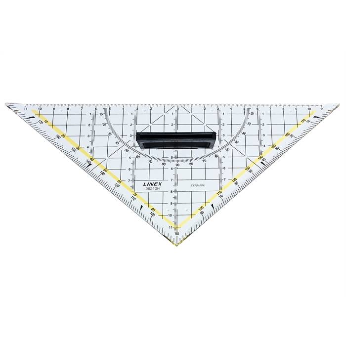 LINEX 2621GH geometrische driehoek, lengte van de schuine zijde: 225 mm-0