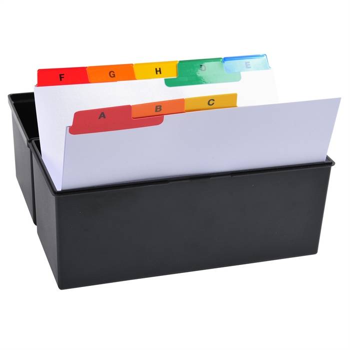 Exacompta 3130630139980 Exacompta - tabbladen voor systeemkaartenbakken, 25 tabs, ft A5-1
