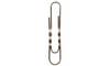 Duurzame paperclips 77 mm, 100 stuks, kopergeplateerd