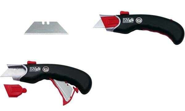 Werner Dorsch 78815 Wedo Cutter Safety Premium/78815 16,7 x 2 x 6 cm zwart/rood 1 stuk(s)-5